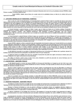 Séance du 13 décembre
