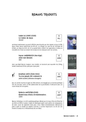 Romans traduits - Alinéa 37
