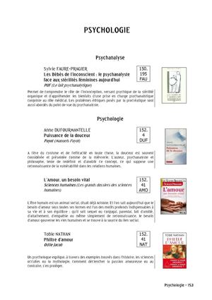 Psychologie  - Alinéa 37