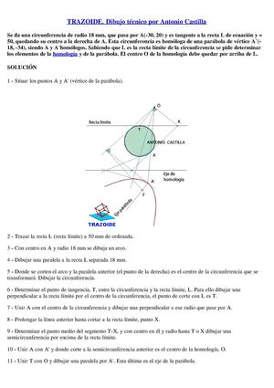 Ejercicios de parábolas - Trazoide