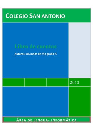 Libro de cuentos- 4to. grado A