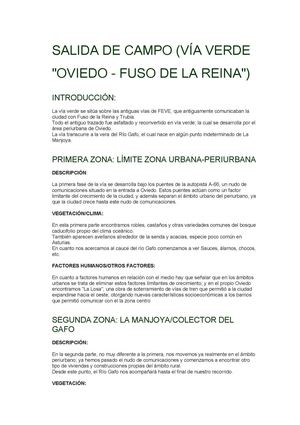 VÍA VERDE OVIEDO - FUSO