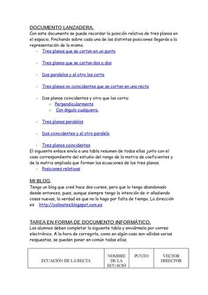 rectas y planos en el espacio
