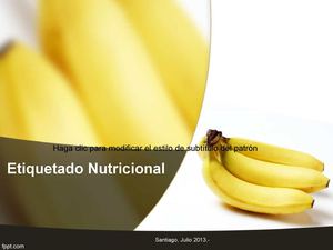 Etiqueta Nutricional De Los Alimentos
