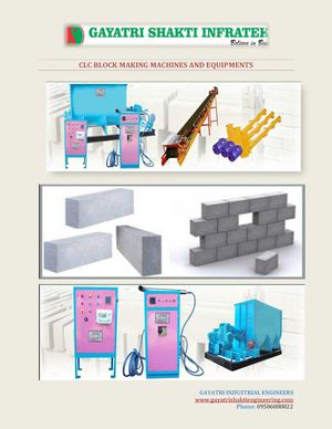 CLC Block Manufacturing Machines
