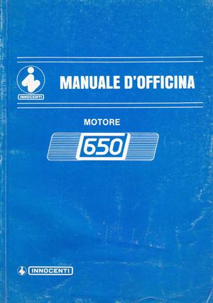 Manuale Officina Innocenti 650