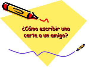 Cómo escribir una carta a un amigo