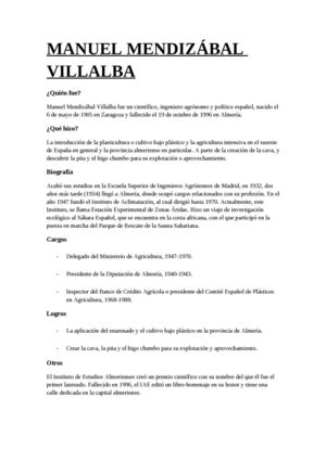 Manuel Mendizábal Villalba