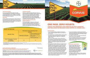 2014 Corvus® Pre-emergence Corn Herbicide Product Bulletin