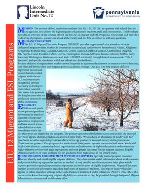 Brochure LIU 12 Migrant and ESL 1_3_2014