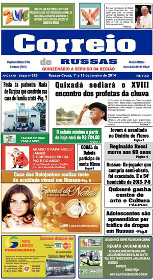 JORNAL CORREIO DE RUSSAS
