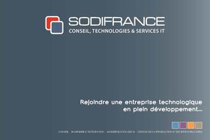 Plaquette de présentation de Sodifrance