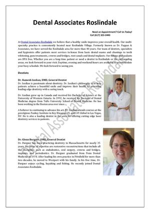 Cosmetic Dentist Roslindale