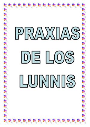 PRAXIAS DE LOS LUNNIS