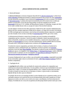 temas para el quimestre