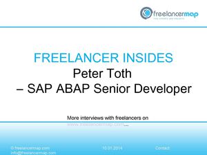 Calameo Peter Toth Sap Abap Senior Developer