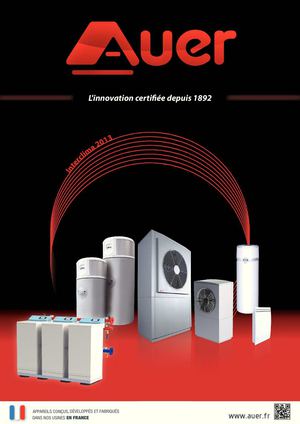 Catalogue général AUER fabricant de chauffage et eau chaude sanitaire
