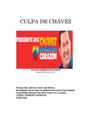 POR CULPA DE CHAVEZ