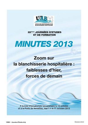 URBH - Minutes des JE 2013