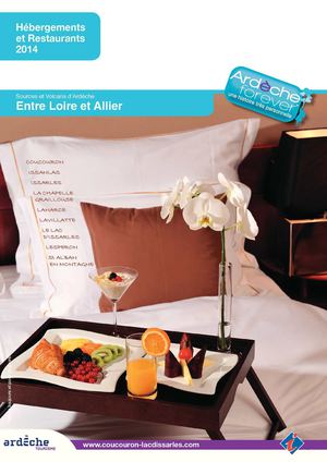 Brochure hébergements restaurants 2014 "Entre Loire et Allier"