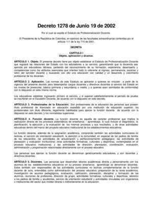 DECRETO 1278