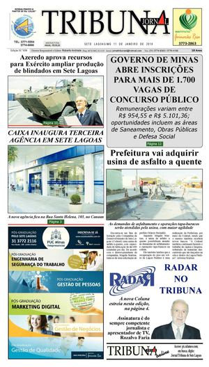 Jornal Tribuna de Sete Lagoas - edição 838