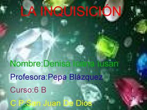 LA INQUISICIÓN