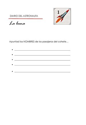 DIARIO DEL ASTRONAUTA 1