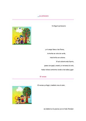 POEMA LAS ESTACIONES DEL AÑO