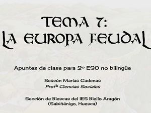 La Europa feudal, Ciencias Sociales 2 ESO, by Sescun Marias