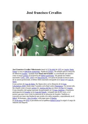 jose francisco cevallos