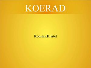 koeratõud