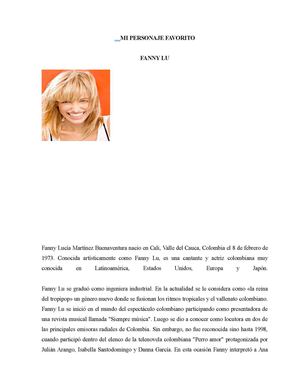 mi personaje favorito