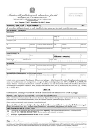 rinnovo soc. di alle