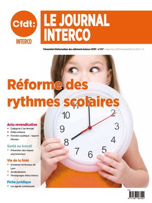 Le Journal Interco-CFDT N° 217 (décembre 2013 - janvier, février 2014)
