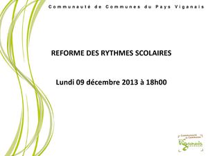 Réunion du 09 décembre 2013 