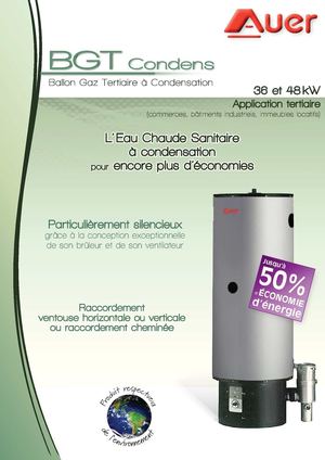 Ballon gaz tertiaire à Condensation BGT Condens