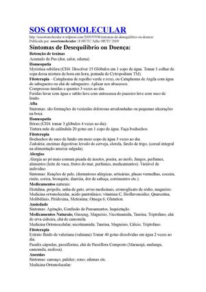 SOS ORTOMOLECULAR