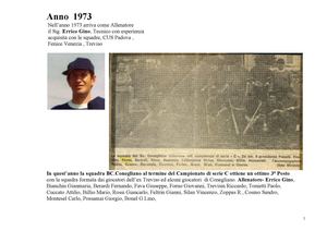 Anno 1973 - ASD Baseball club Conegliano