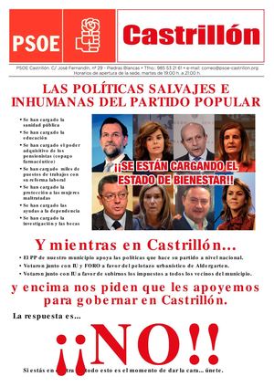 Periodico PSOE Castrillón Enero 2014