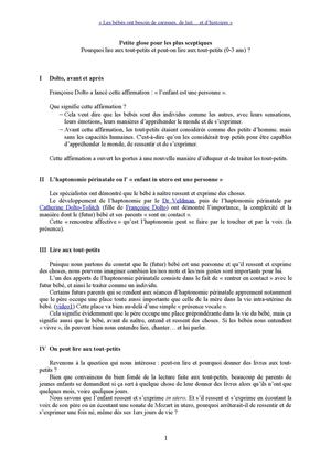 Pour les parents sceptiques