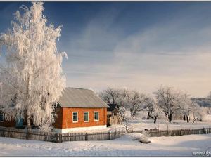 Труд людей зимой