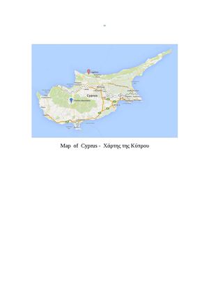 Map of Cyprus