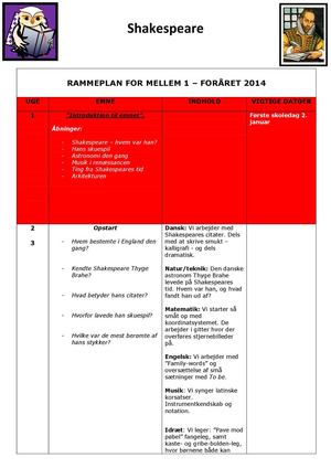 Rammeplan, mellem 1, forår 2014