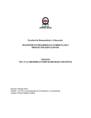 LAS TICs Y LA MEMORIA