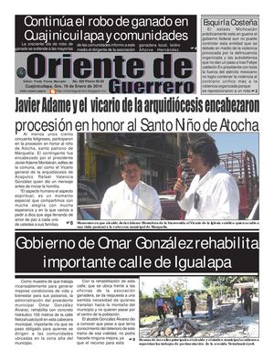 ORIENTE DE GUERREO No. 400