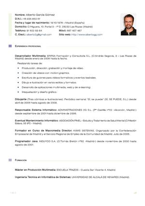 CV Alberto García Gómez