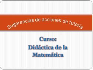 Didáctica de la Matemática