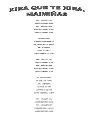 Letra cancion dia da Paz