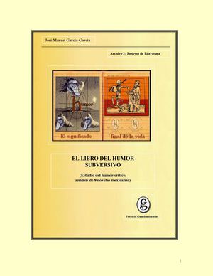 García-García, José Manuel. Libro del Humor Subversivo